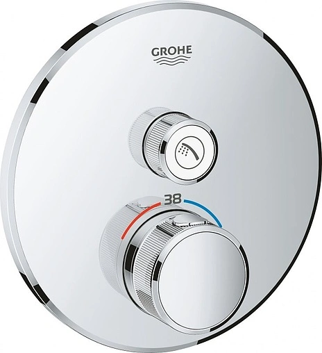 Термостат для 1 потребителя Grohe Grohtherm SmartControl хром 29118000