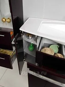 Тумба-умывальник подвесная Aquaton Севилья 120 гранат 1A1265K0SE340 Тумба-умывальник подвесная Aquaton Севилья 120 гранат 1A1265K0SE340, 5