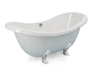 Ванна отдельностоящая из искусственного камня Esse Rodos 195x90 ножки хром Ванна отдельностоящая из искусственного камня Esse Rodos 195x90 ножки хром, 1