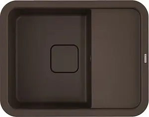 Мойка кухонная Omoikiri Tasogare 65-DC темный шоколад 4993489 Мойка кухонная Omoikiri Tasogare 65-DC темный шоколад 4993489, 1