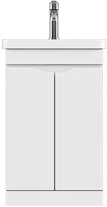Тумба-умывальник напольная ISVEA Neo 50 белый 21NGS501050E Тумба-умывальник напольная ISVEA Neo 50 белый 21NGS501050E, 1