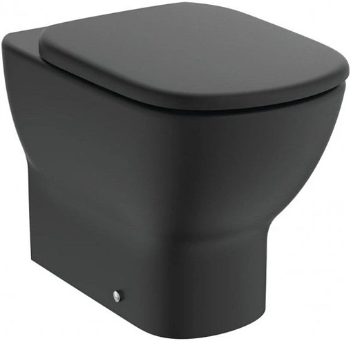 Крышка-сиденье для унитаза с микролифтом Ideal Standard Tesi Silk Black черный матовый T3529V3