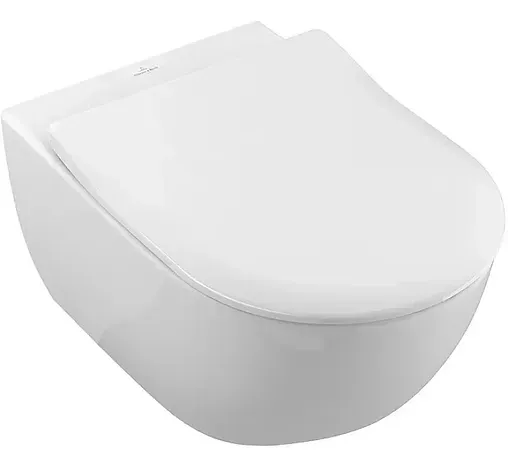 Унитаз подвесной безободковый Villeroy&amp;Boch Subway 2.0 CeramicPlus белый 5614R2R1