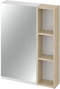 Шкаф-зеркало Cersanit Moduo 60 белый/дуб SB-LS-MOD40/Wh+SB-MD-MOD20-SW, 1