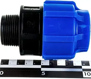 Муфта компрессионная переходная 40мм x 1½"н ТПК-Аква 50031240 Муфта компрессионная переходная 40мм x 1½"н ТПК-Аква 50031240, 5