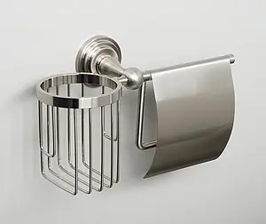 Держатель туалетной бумаги Wasserkraft Ammer никель 7059 Держатель туалетной бумаги Wasserkraft Ammer никель 7059, 2