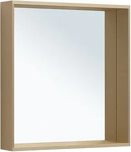 Зеркало с подсветкой Allen Brau Priority 75x70 латунь браш 1.32017.03, 1