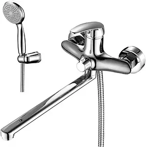 Смеситель для ванны с длинным изливом Lemark Linara хром LM0451C Смеситель для ванны с длинным изливом Lemark Linara хром LM0451C, 1