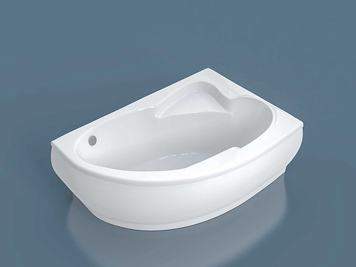 Ванна из искусственного камня Esse Navigare 174x112 (118) L белый ENAL1740