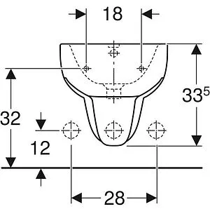 Биде подвесное Geberit Smyle Square белый 500.216.01.1, 2