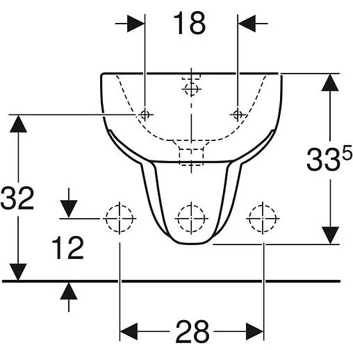 Биде подвесное Geberit Smyle Square белый 500.216.01.1