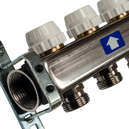 Группа коллекторная без расходомеров 12 отводов 1&quot;в/в x ¾&quot;ек Stout SMS-0932-000012