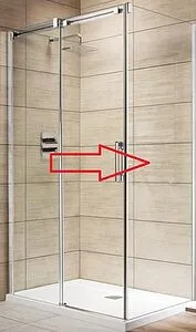 Боковая стенка 800мм прозрачное стекло Radaway Espera S1 80R 380148-01R Боковая стенка 800мм прозрачное стекло Radaway Espera S1 80R 380148-01R, 1