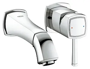 Смеситель для раковины из стены Grohe Grandera хром 19929000, 1
