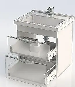 Тумба-умывальник Aquanet Эвора 60 белый 00184306+00182322 Тумба-умывальник Aquanet Эвора 60 белый 00184306+00182322, 4