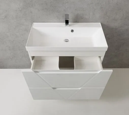 Тумба под умывальник подвесной BelBagno VITTORIA плёнка Bianco Opaco VITTORIA-900-2C-SO-BO-P