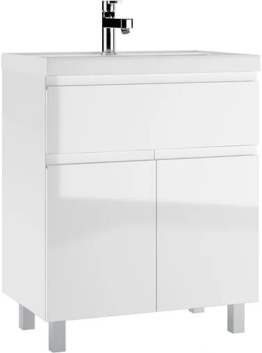 Тумба-умывальник напольный Домино Graffo 70 белый DGr2401T+4670142930037