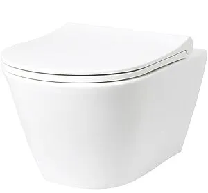 Унитаз подвесной безободковый Logan L3W Avva белый 00288924, 4