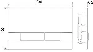Комплект 5 в 1 Lemark Peneda Expert+Bit+ Glazer White 100123433 с кнопкой Bit 9803007 хром матовый Комплект 5 в 1 Lemark Peneda Expert+Bit+ Glazer White 100123433 с кнопкой Bit 9803007 хром матовый, 3