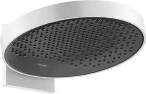 Лейка верхнего душа с настенным креплением Hansgrohe Rainfinity 360 1jet матовый белый матовый/графит 26230700 Лейка верхнего душа с настенным креплением Hansgrohe Rainfinity 360 1jet матовый белый матовый/графит 26230700, 1