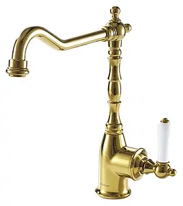 Смеситель для кухни Bravat Art золото/белый F775109G Смеситель для кухни Bravat Art золото/белый F775109G, 1