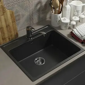 Мойка кухонная Uperwood UPD-104 уголь 391020207 Мойка кухонная Uperwood UPD-104 уголь 391020207, 4