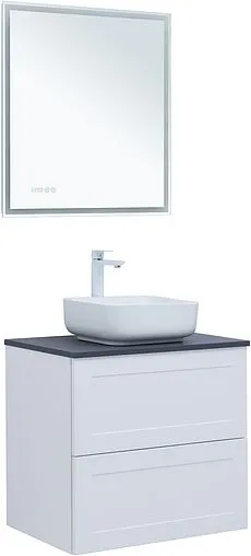 Тумба под умывальник подвесная Aquanet Терра 70 белый матовый 00313233