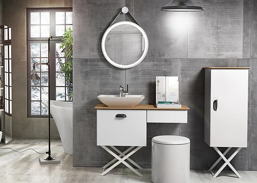 Зеркало ISVEA Bei 26 белый 21BE4065000I Зеркало ISVEA Bei 26 белый 21BE4065000I