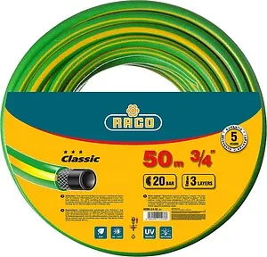Шланг поливочный армированный ¾" x 50м Raco Classic 40306-¾-50 Шланг поливочный армированный ¾" x 50м Raco Classic 40306-¾-50, 1