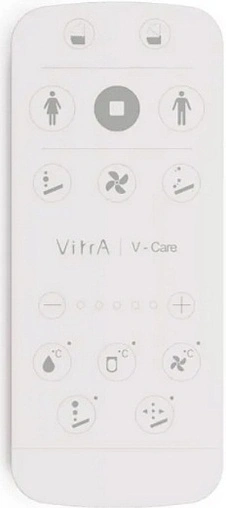 Унитаз подвесной с электронной крышкой биде VitrA V-Care Prime белый 7232B403-6217
