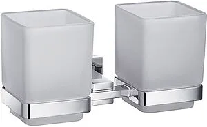 Стакан двойной Timo Selene хром 10034/00 Стакан двойной Timo Selene хром 10034/00, 1