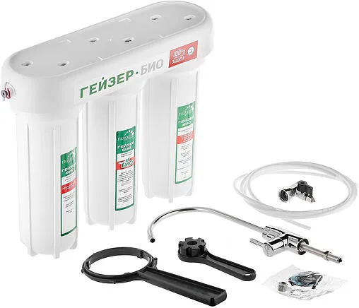 Фильтр под мойку для жесткой воды Гейзер Био 321 11067