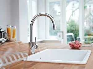 Смеситель для кухни с выдвижным изливом Grohe Concetto хром 32663001, 4