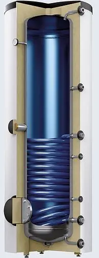 Бойлер косвенного нагрева с возможностью установки ТЭНа Reflex Storatherm Aqua Inox AI 200/1M_B (44 кВт) 7364200