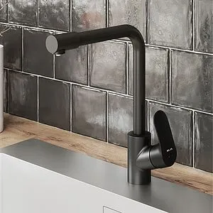 Смеситель для кухни с подключением к фильтру Am.Pm Like чёрный матовый F8005722, 3