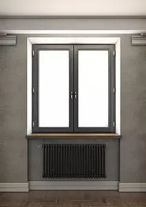 Радиатор стальной трубчатый Zehnder Charleston 3057/20 1270 ¾" Ral 9217 Traffic Black (matt) Радиатор стальной трубчатый Zehnder Charleston 3057/20 1270 ¾" Ral 9217 Traffic Black (matt), 4