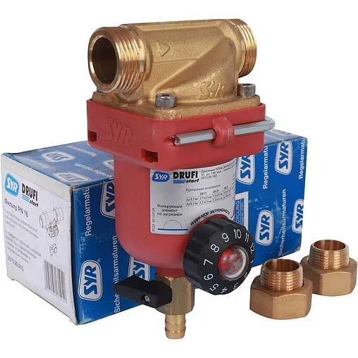 Фильтр тонкой очистки воды ¾"н x ¾"н SYR DRUFI Start Hot 2315.20.013 Фильтр тонкой очистки воды ¾"н x ¾"н SYR DRUFI Start Hot 2315.20.013