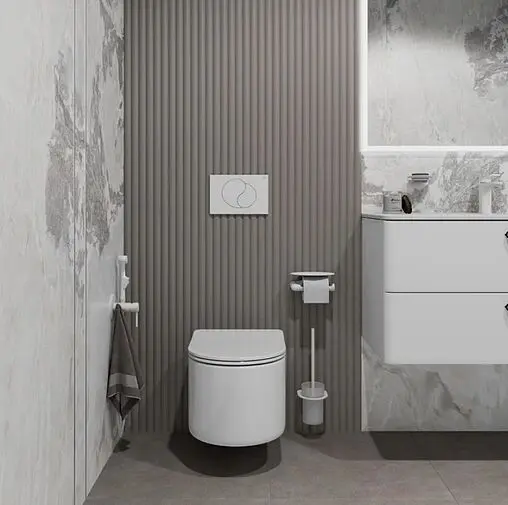 Клавиша смыва для унитаза IDDIS Unifix UNI02MWi77 белый матовый