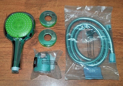 Смеситель для душа D&amp;K Berlin Humboldt зелёный/хром DA1433212