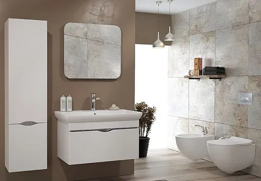 Шкаф-пенал подвесной Isvea Viva 35 белый 27VV3201035I Шкаф-пенал подвесной Isvea Viva 35 белый 27VV3201035I