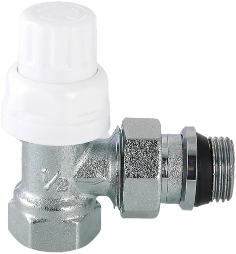 Вентиль терморегулирующий угловой ½&quot; в/н Valtec VT.031.NR.04