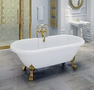 Ванна акриловая отдельностоящая Radomir Леонесса 175х80 на ножках "лев" золото/перламутр 1-01-3-0-1-138П Ванна акриловая отдельностоящая Radomir Леонесса 175х80 на ножках "лев" золото/перламутр 1-01-3-0-1-138П, 3