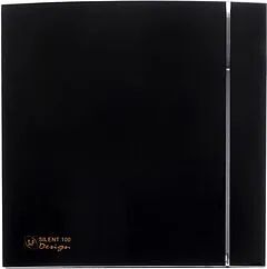 Вентилятор вытяжной Soler & Palau SILENT-100 CZ BLACK DESIGN 4C Вентилятор вытяжной Soler & Palau SILENT-100 CZ BLACK DESIGN 4C