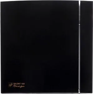 Вентилятор вытяжной Soler & Palau SILENT-100 CZ BLACK DESIGN 4C Вентилятор вытяжной Soler & Palau SILENT-100 CZ BLACK DESIGN 4C, 1