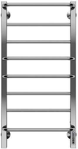 Полотенцесушитель электрический лесенка Terminus Евромикс квадро П8 400х850 электро quick touch полированная сталь 4670078531247