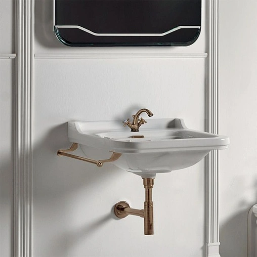 Раковина Kerasan Waldorf 60 белый 4140K1bi/cr*1