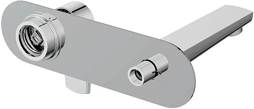 Смеситель для раковины из стены Cersanit Moduo хром 64096