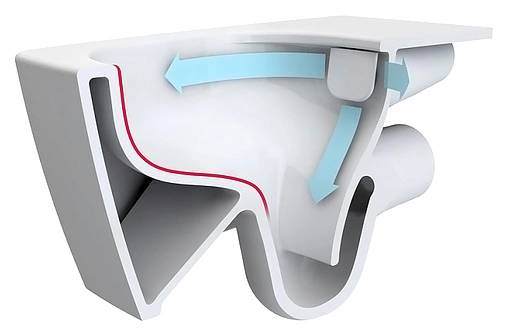 Унитаз подвесной безободковый VitrA D-Light Rim-Ex белый 5911B003-1086