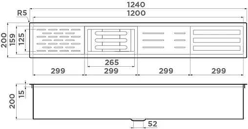 Встраиваемая сушка для посуды Omoikiri DRY-01-LG светлое золото 4999012