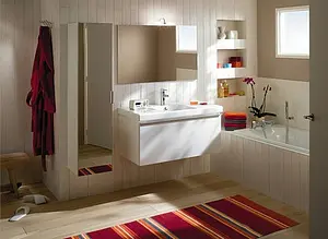 Шкаф-пенал подвесной Jacob Delafon Odeon Up 35 зеркало/белый EB873-N18 Шкаф-пенал подвесной Jacob Delafon Odeon Up 35 зеркало/белый EB873-N18, 3